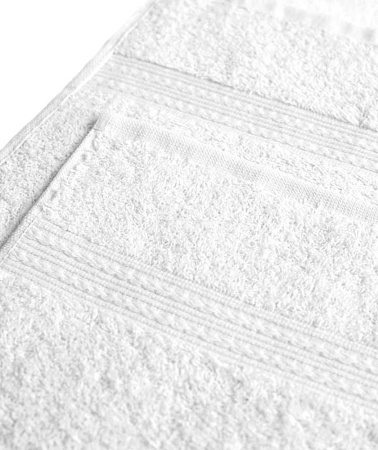 Полотенце ТМ Gala 70/140 Махра 440 гр/м2 Косичка Белый 765639