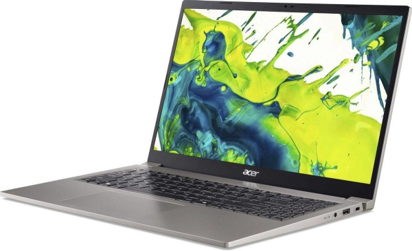 Ноутбук Acer Aspire Lite AL15-33P-38AY Core i3 N355/16Gb/512Gb SSD/UHD 32EUs/15.6" IPS FHD (DOS) Iron Grey (NX.EHTCD.003)