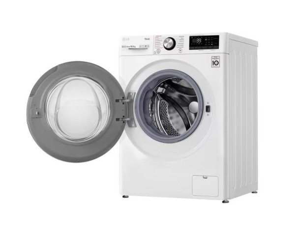 Стиральная машина с фронтальной загрузкой LG TW4V9RW9W, Max загрузка - 10,5кг, Max отжим - 1 400об/мин., цвет Белый