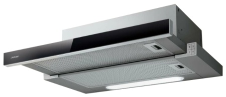 Встраиваемая вытяжка Jet Air Orion LX/GR/F/60/VT, цвет Чёрный, ширина 59,8см.