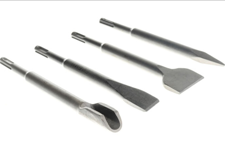 Набор зубил СИБИН 4 шт, 200 мм, SDS-Plus