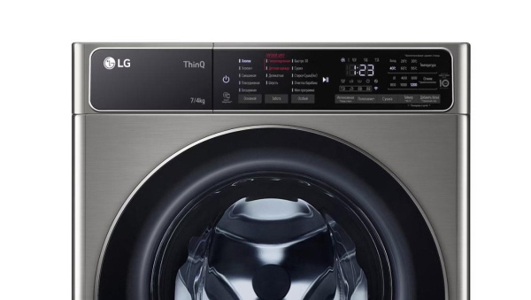 Стиральная машина с фронтальной загрузкой LG F2T5HG2S, Max загрузка - 7кг, Max отжим - 1 200об/мин., цвет Серый