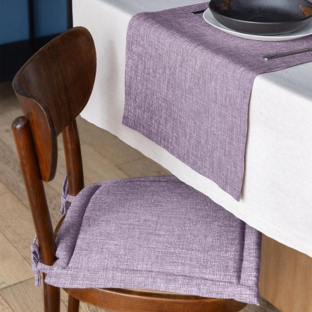 Подушка для стула Волшебная Ночь 40/40 Глициния Рогожка 920804