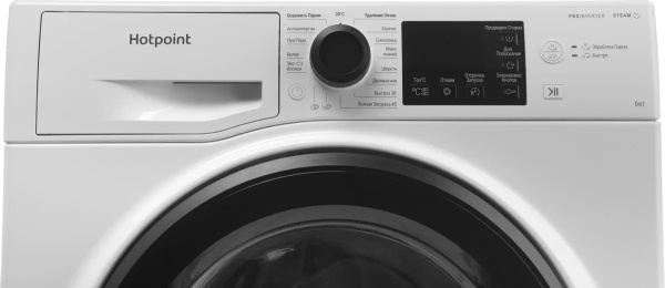 Стиральная машина с фронтальной загрузкой Hotpoint NSB 6039 K VE RU, Max загрузка - 6кг, Max отжим - 1 000об/мин., цвет Белый