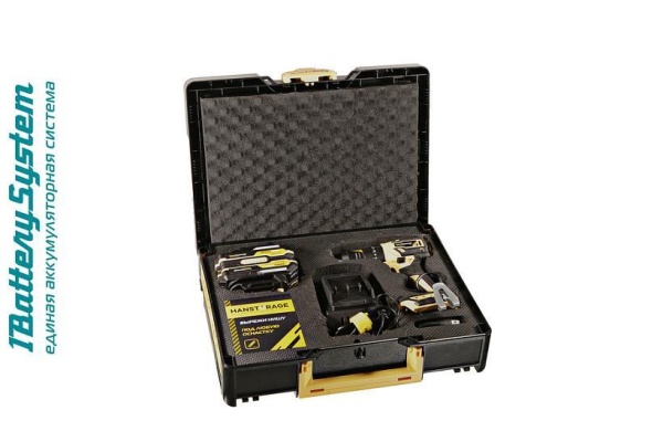 Шуруповерт аккумуляторный Hanskonner HCD2065BLIC б/щ удар.