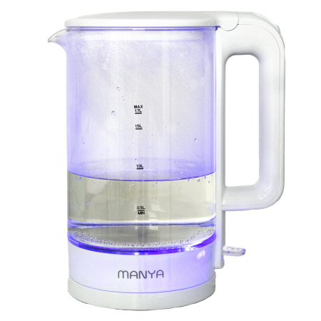 Электрический чайник Manya EK073GW, цвет Белый глянец