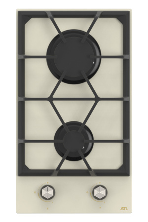 Встраиваемая варочная панель Газовая ATL 1 TB 30 BG MSTO, 30 см, цвет Бежевый