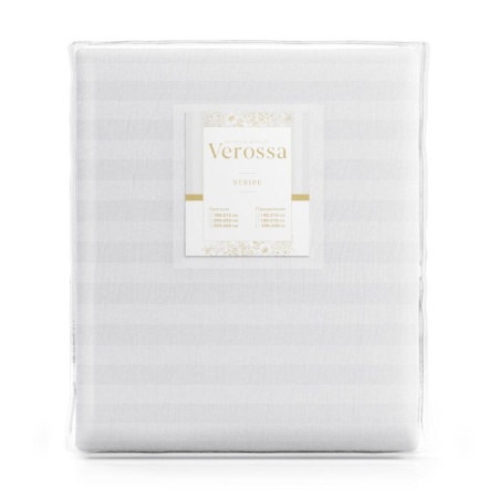 Простыня на резинке Verossa Stripe 140/200/20 Royal Сатин 716085