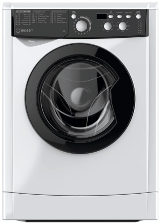 Стиральная машина с фронтальной загрузкой Indesit EWUD 4105 BK CIS, Max загрузка - 4кг, Max отжим - 1 000об/мин., цвет Белый