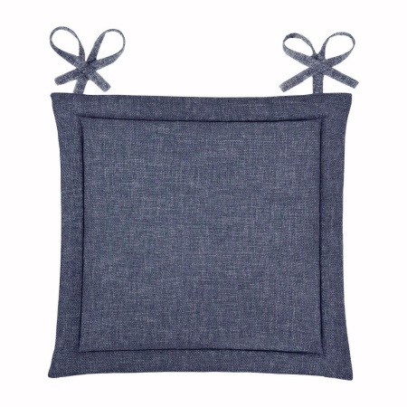 Подушка для стула Волшебная Ночь 40/40 Индиго Рогожка 764719