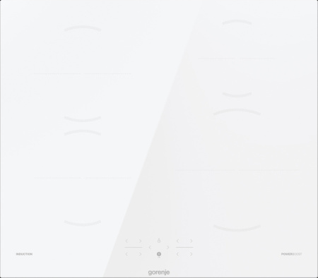 Встраиваемая варочная панель Индукционная Gorenje GI6401WSC, 59,5 см, цвет Белый