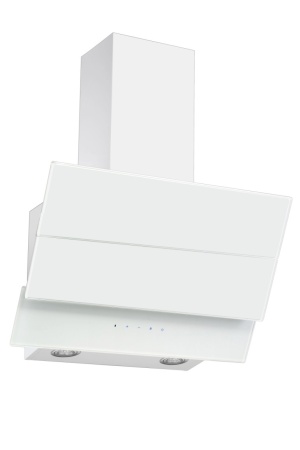 Вытяжка наклонная, настенная, Amari Trento 60, цвет Белое стекло, ширина 60см.