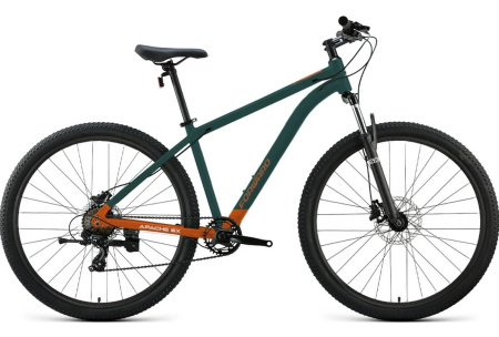 Велосипед Forward Apache SX 27,5 (27,5" 8ск. рост 19") темно-бирюзовый/оранжевый
