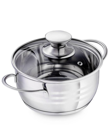 Кастрюля Regent Linea Bimbo vitro 1,5 л 93-BIMv-05