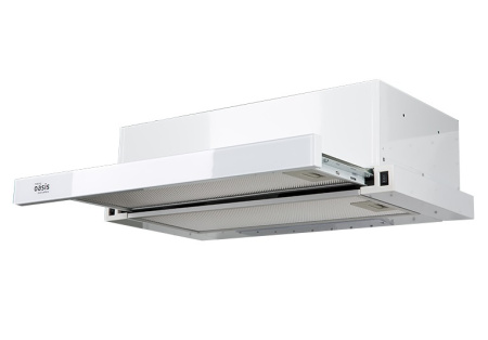Встраиваемая вытяжка Oasis UV-60WG, цвет Белый, ширина 60см.