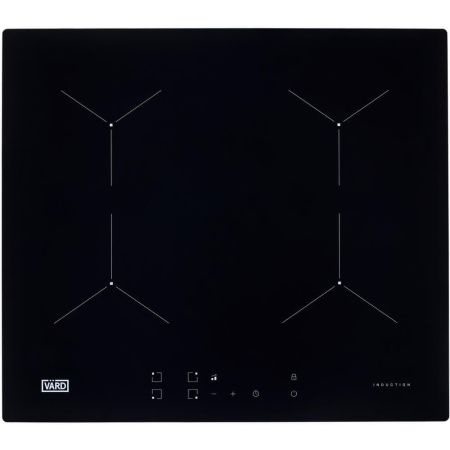 Встраиваемая варочная панель Индукционная Vard VHI6420B, 59 см, цвет Чёрный