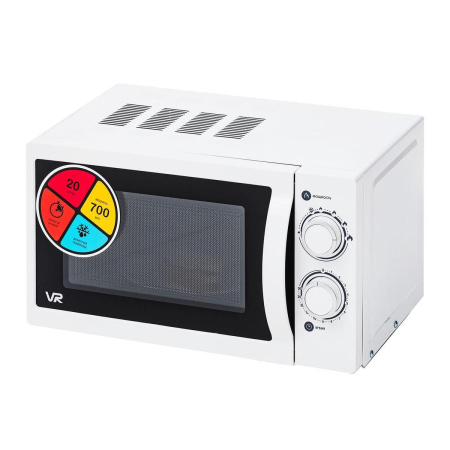 Микроволновая печь VR M20HAW, цвет Белый, 20 л.