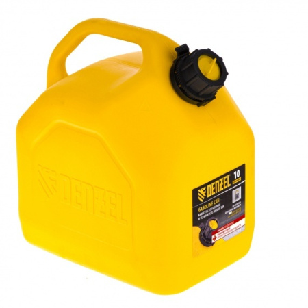 Канистра для ГСМ Denzel 10 л пластиковая, премиум