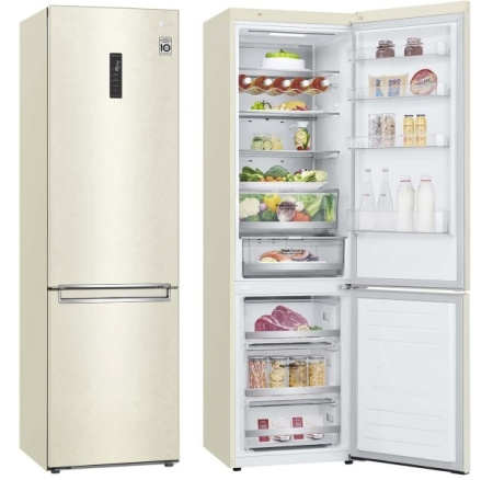 Холодильник LG GA-B509SEUM, цвет Бежевый
