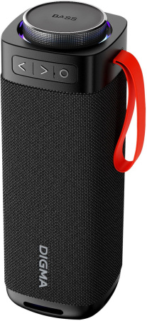 Портативная колонка Digma D-PS1522 Черная