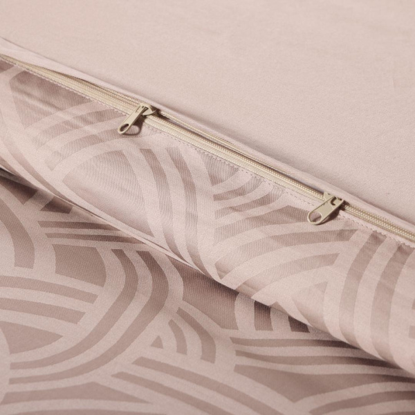 КПБ 2 сп Mona Liza Royal Радуга латте 50/70, 70/70 Сатин-Жаккард Бежевый 5438/21