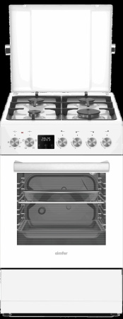 Газо-электр. плита Simfer F56MW45025