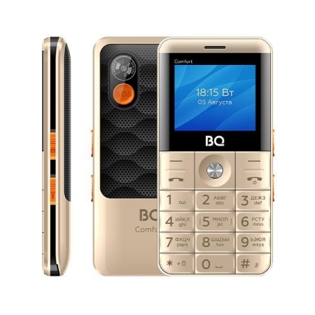 Мобильный телефон BQ-2006 Comfort Gold/Black