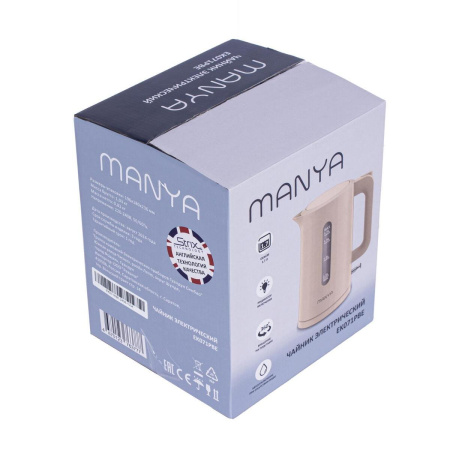 Электрический чайник Manya EK071PBE, цвет Бежевый глянец
