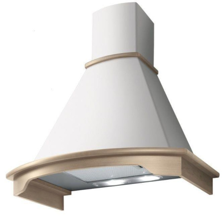 Вытяжка купольная, настенная, Jet Air Denver WH/A/60, цвет Белый, ширина 59,8см.