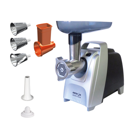 Мясорубка Аксион М62.03, цвет Чёрный, производительность 4 кг/мин, мощность 2 000 Вт