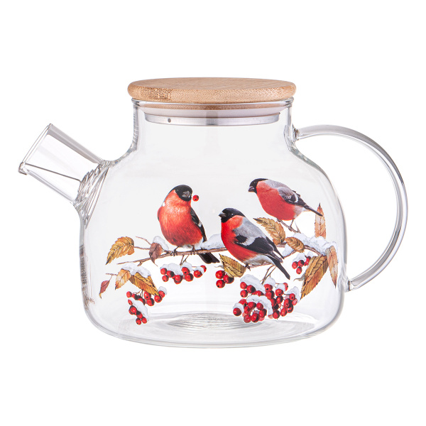 Чайник заварочный Agness Снегири 1 л 887-459