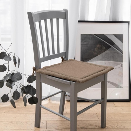 Подушка для стула Волшебная Ночь 40/40 Карамель Рогожка 777014