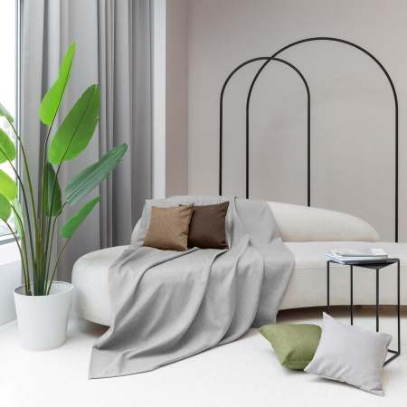 Покрывало Волшебная ночь 140х220 Пепельно-серый Рогожка 779434