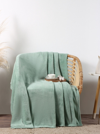 Плед Этель 180х200 Мятный 9849738