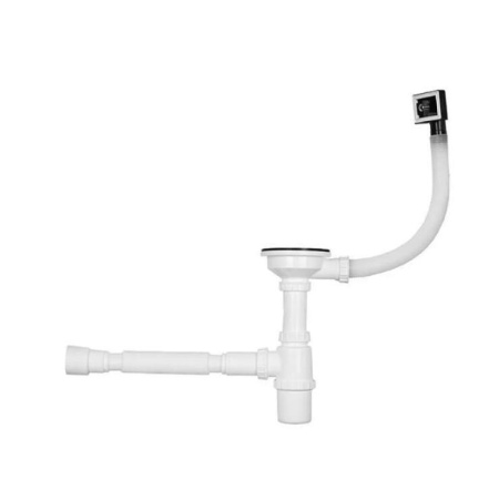 Кухонная мойка Wisent WS35848 Satin с коландером, дозатором и сифоном