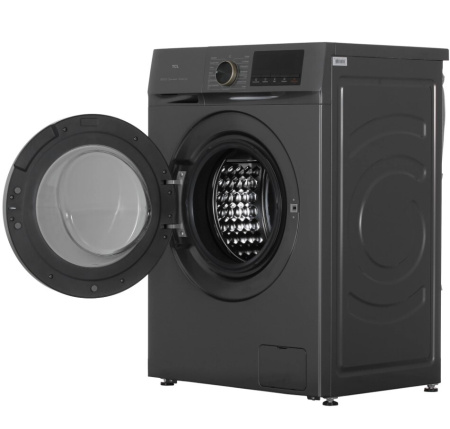 Стиральная машина с фронтальной загрузкой TCL TWRP-1108W12G2, Max загрузка - 8кг, Max отжим - 1 200об/мин., цвет Серый