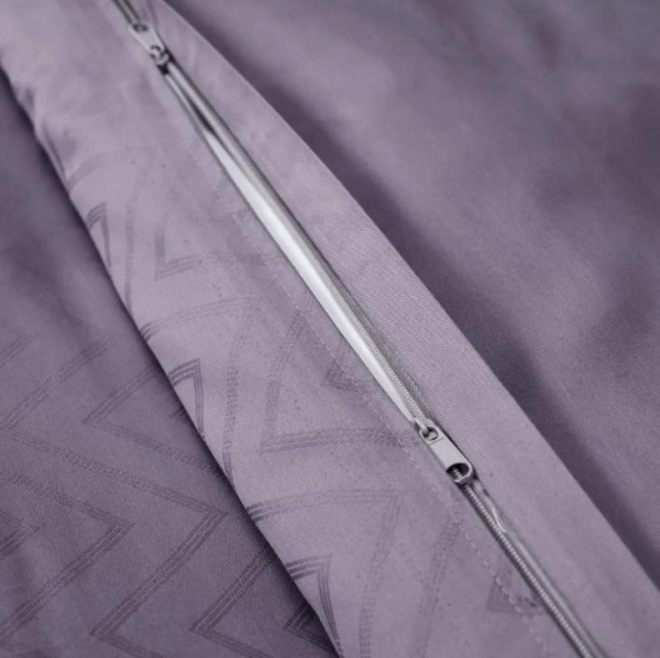 КПБ 2 сп Mona Liza Royal Лучи лиловые 50/70, 70/70 Сатин-Жаккард Лиловый 5438/26