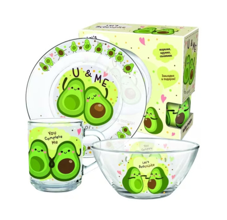 Набор посуды детский Авокадо 307277