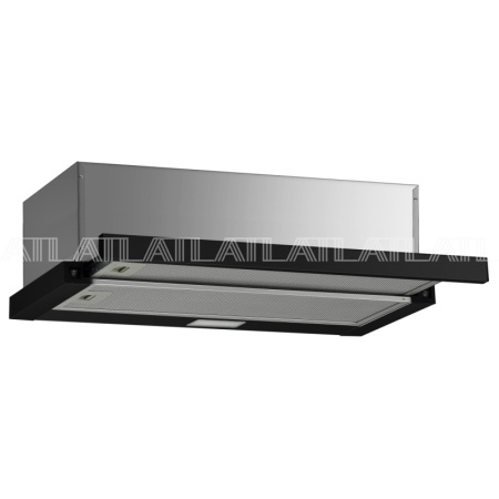 Встраиваемая вытяжка ATL 1002 Т, цвет Чёрное стекло, ширина 90см.