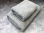 Набор полотенец Geometric 50/90 и 70/140 Махра Серый A90351