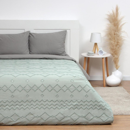 Покрывало Love Life Tufting 240х230 Зелёный 10612654