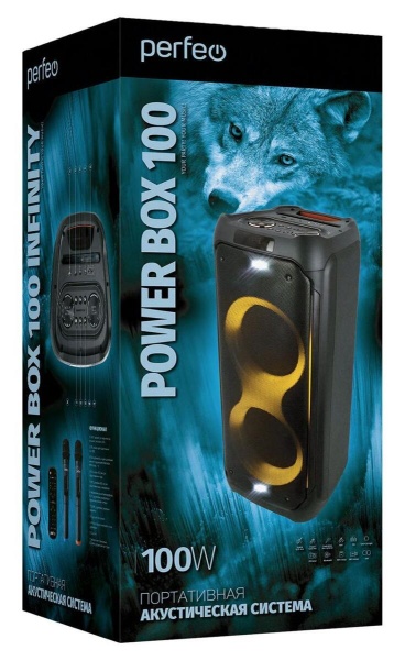 Портативная колонка Perfeo Power Box 100 Infinity