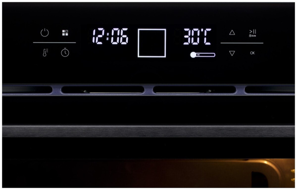 Встраиваемый Электрический духовой шкаф Vard VON564B, цвет Чёрный