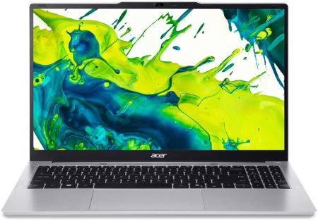 Ноутбук ACER Aspire Lite AL15-53P-722Q Core i7 1355U/16Gb/512Gb SSD/UHD 96EUs/15.6" FHD IPS (DOS) Silver (NX.DGCCD.002) ЧЗ