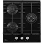 Встраиваемая варочная панель Газовая Oasis P-3GBT, 46 см, цвет Чёрный