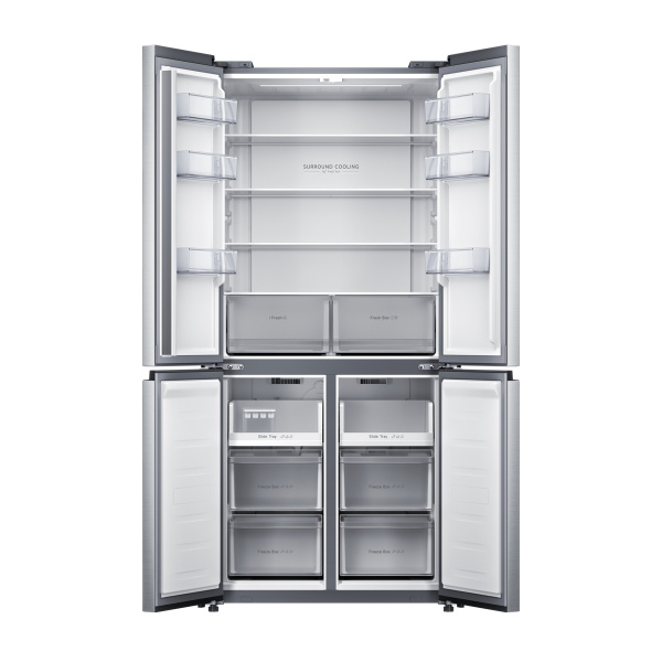 Холодильник Xiaomi Mijia Refrigerator Cross Door 451L, цвет Серебристый