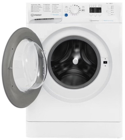 Стиральная машина с фронтальной загрузкой Indesit BWSA 5109 WWV, Max загрузка - 5кг, Max отжим - 1 000об/мин., цвет Белый