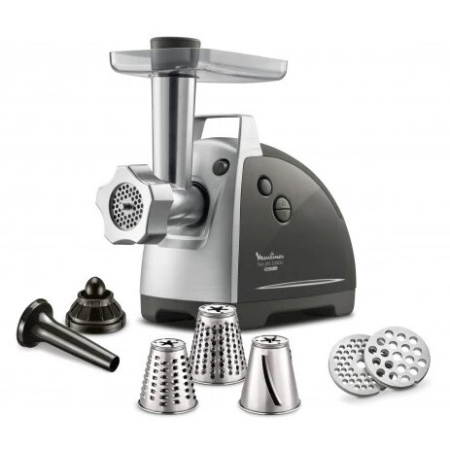 Мясорубка Moulinex ME687832, цвет Чёрный, производительность 4,5 кг/мин, мощность 2 200 Вт