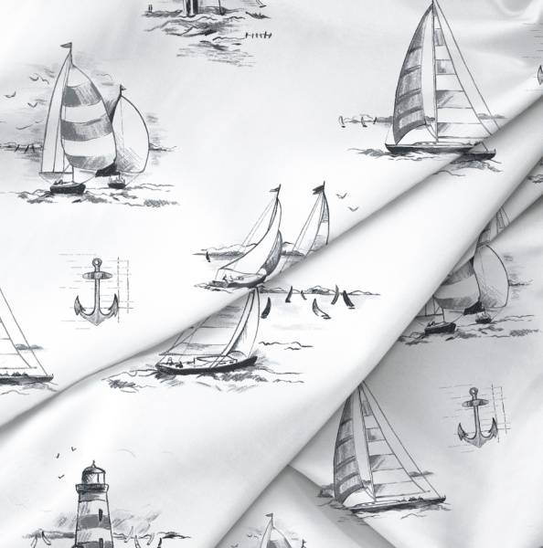 КПБ Евро Verossa Regatta gray 50/70, 70/70 Сатин 921447