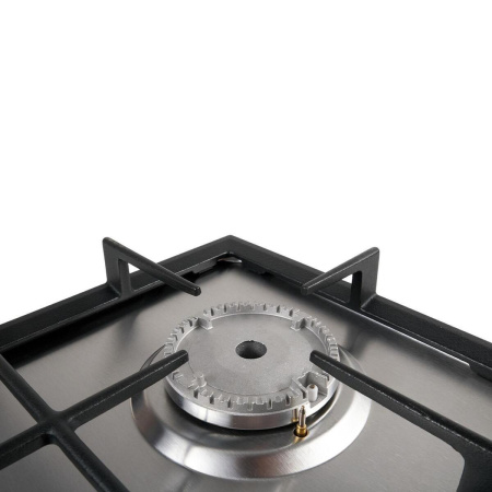 Встраиваемая варочная панель Газовая Oasis P-MEND, 29 см, цвет Нержавеющая сталь